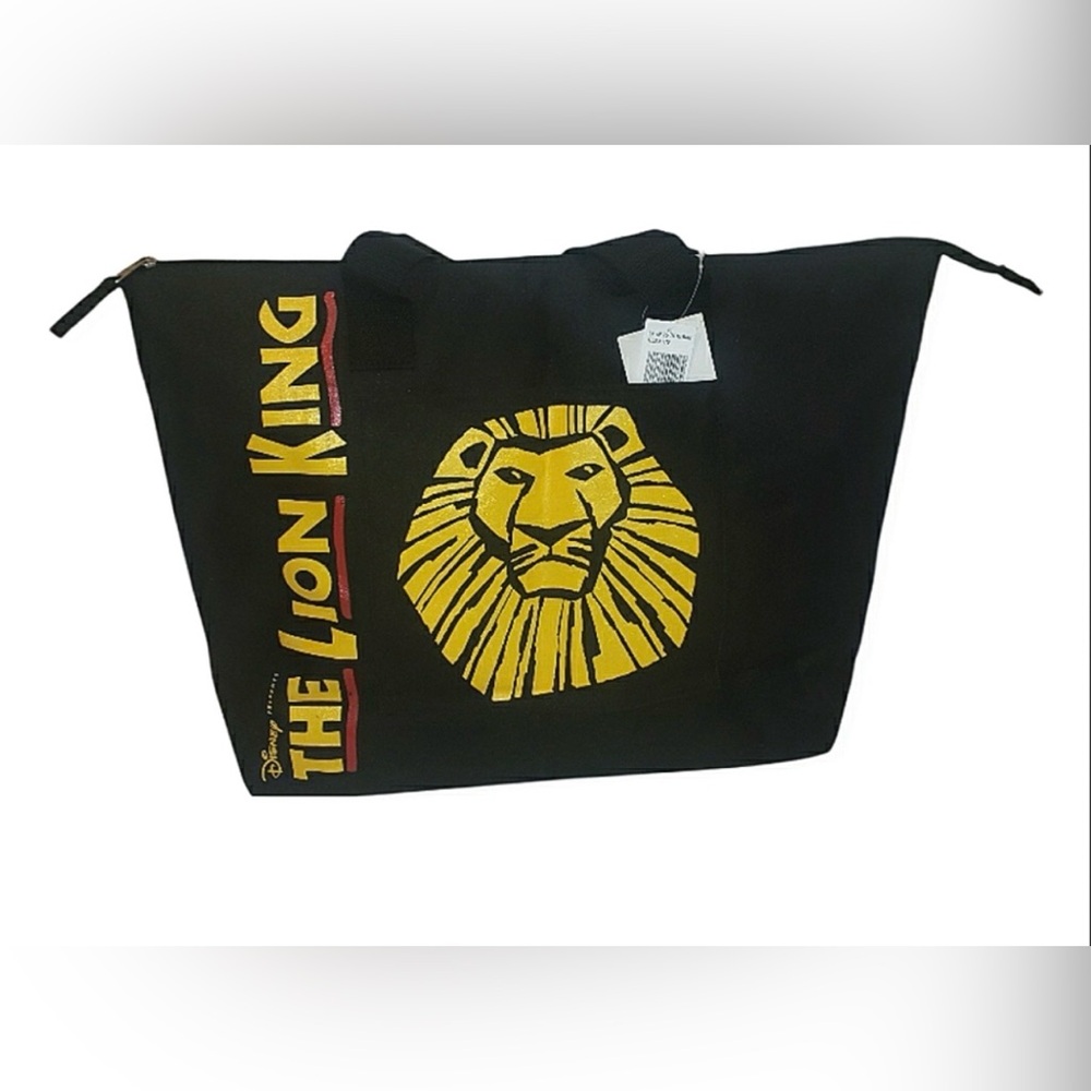Disney The Lion King Broadway Collectors VIP Canvas Zippered Tote Bag NWT